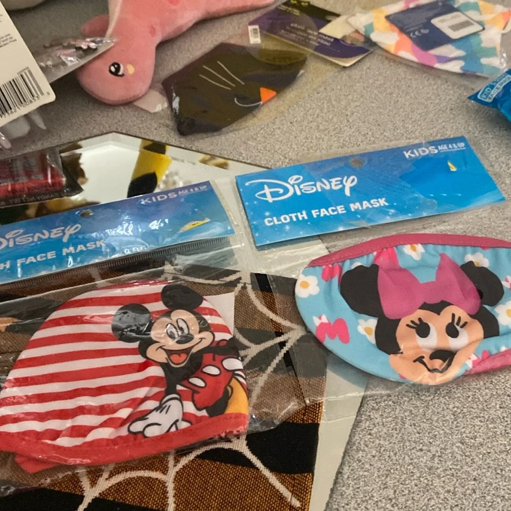 Mickey and Minnie face mask